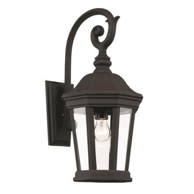 Trans Globe Lighting 40401 BK Westfield 21" Outdoor Black Traditional Wall Lantern